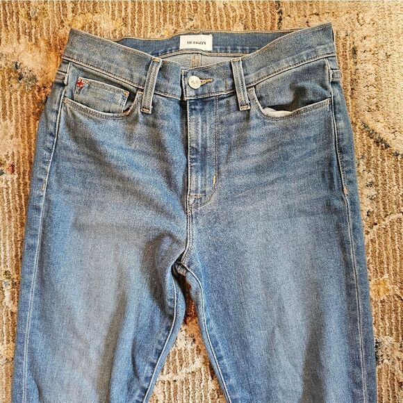 Hudson Blair Hermione jeans with raw hem,  sz 27 with 28" inseam, excellent cond - Picture 4 of 6